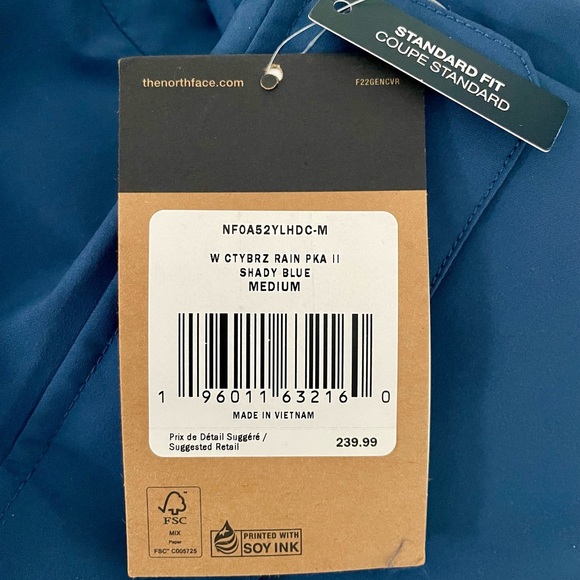 The North Face City Breeze Parka II - Rain Jacket in Shady Blue - Picture 3 of 5